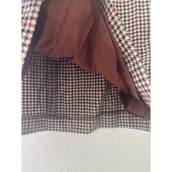 J.Crew Wool Blend Houndstooth Mini Skirt Womens Size 6 - Picture 8 of 9